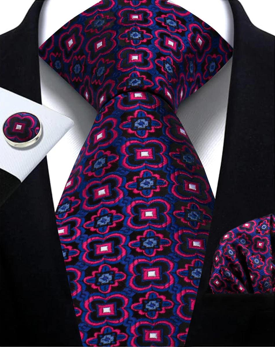 Gravata Masculina Paisley Jacquard | Elegância e Estilo