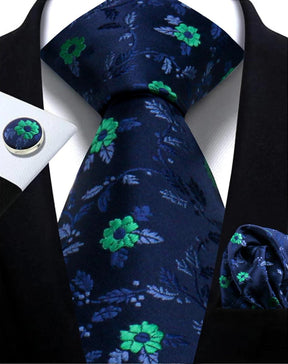 Gravatas de vinho florais de luxo para homens festa de casamento negócios gravata lenço abotoaduras conjunto masculino terno acessórios feitos à mão gravata