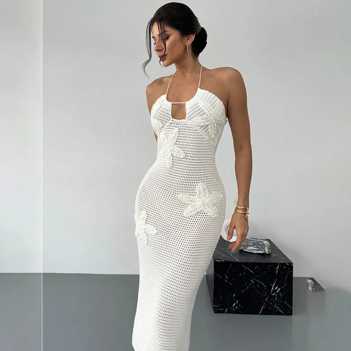 Vestido Longo Feminino Estrela do Mar