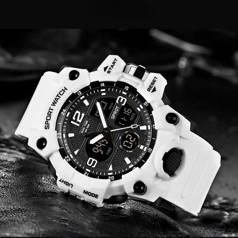 Relógio de Pulso Masculino Esportivo WhiteMilitary