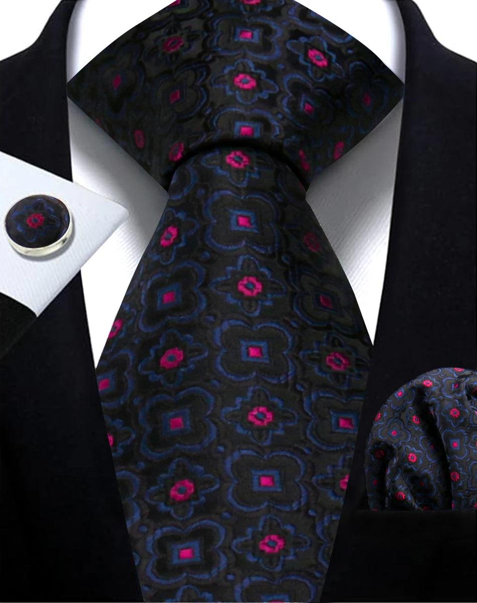 Gravata Masculina Paisley Jacquard | Elegância e Estilo
