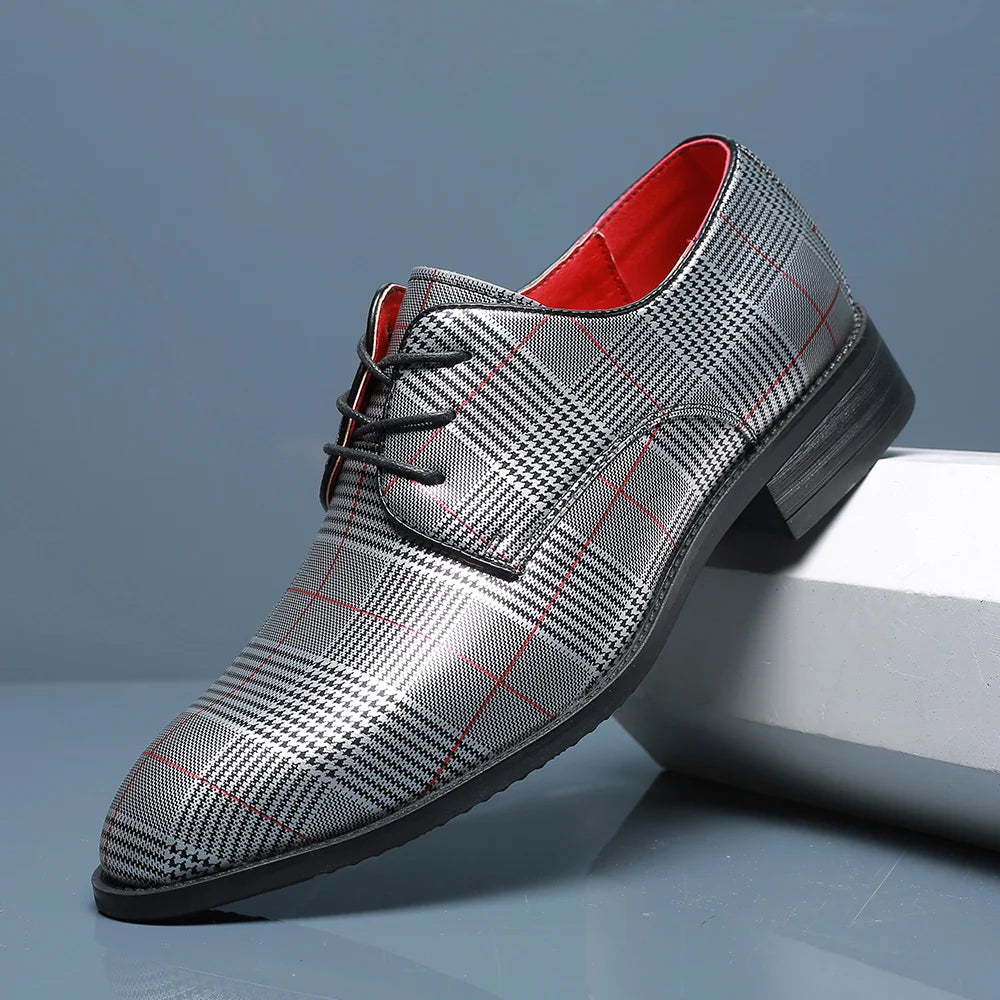 Sapato Masculino Social Derby de Couro PU by Loja Bruna Modas