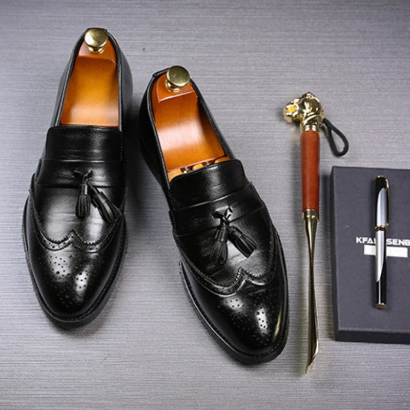 Sapato Social Masculino Loafers de Luxo