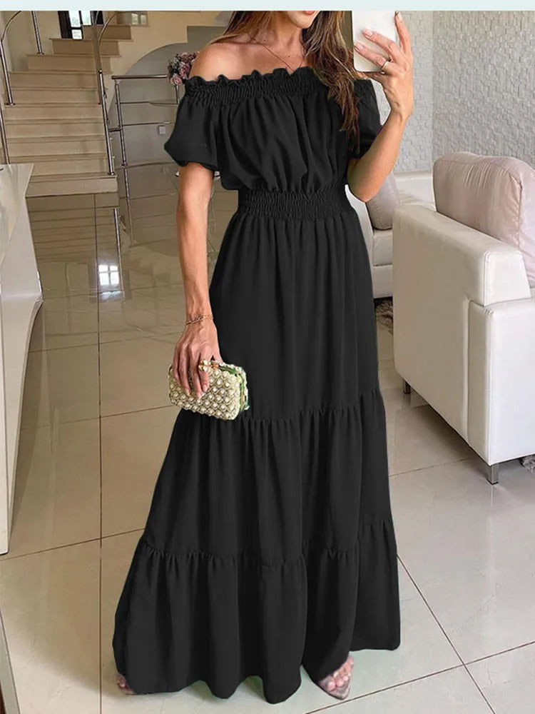 Vestido Longo Feminino Lauriete - Loja Bruna Modas