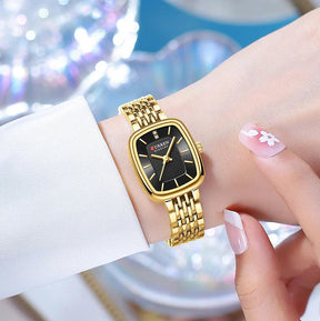 Relógio Curren Feminino Pulseira de Aço