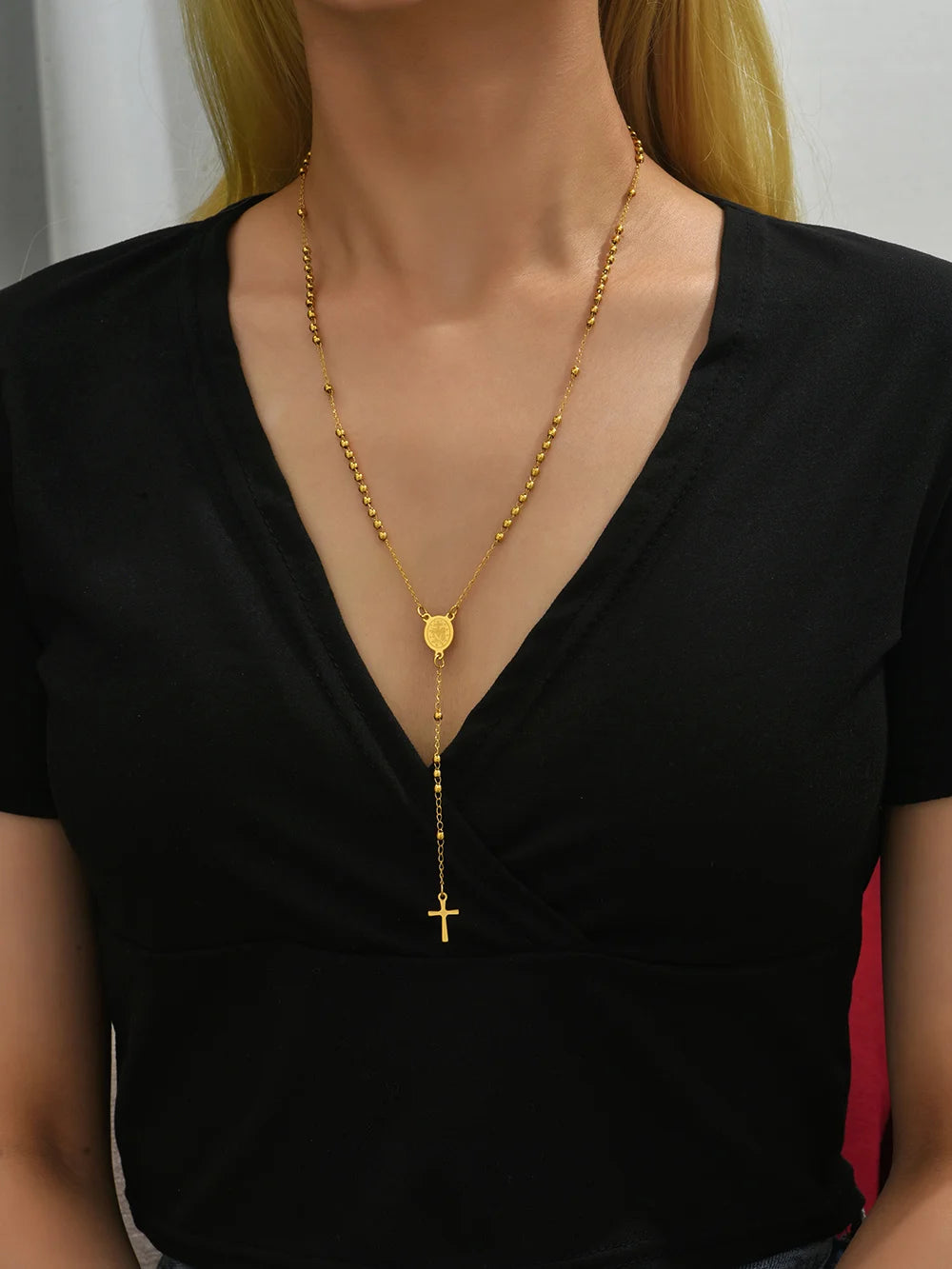 Colar Terço Feminino 