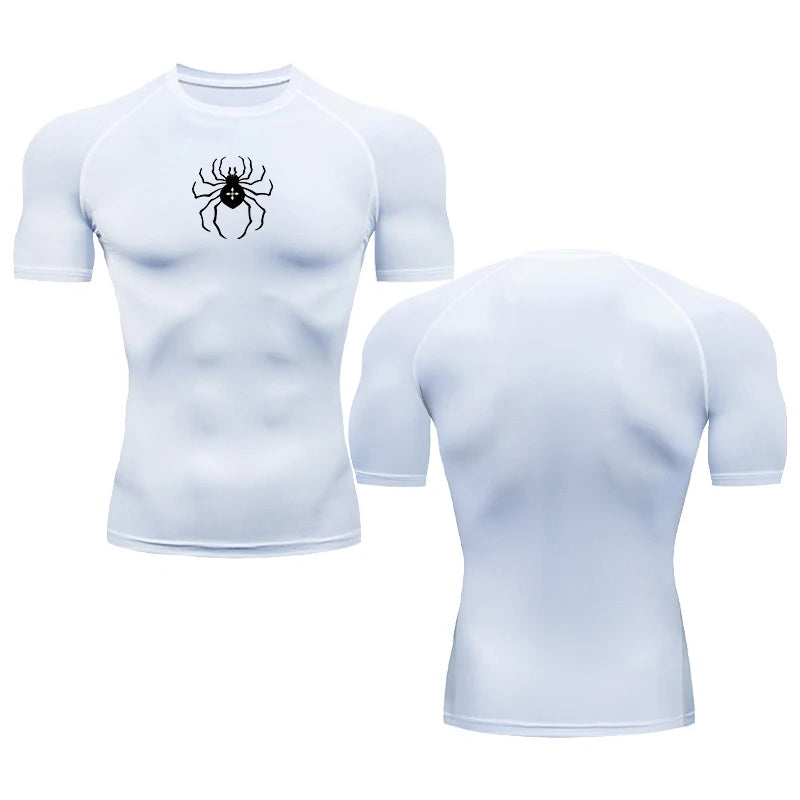 Camisa Masculina de Compressão Anime Spider Man