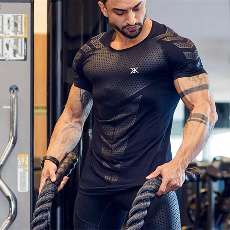 Camisa Masculina Fitness Secagem Rápida