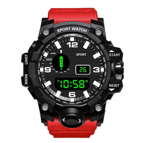 YIKAZE-Relógio desportivo militar preto masculino, relógios digitais, impermeável, contagem regressiva, data, LED, relógio de pulso eletrônico, relógio, Y12