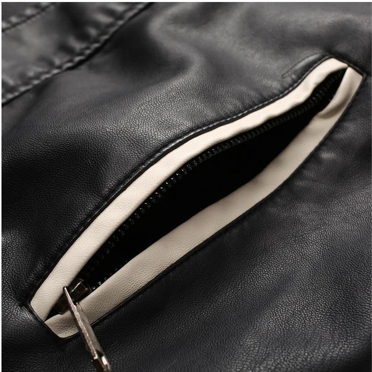 Jaqueta Masculina de Couro Hilbert