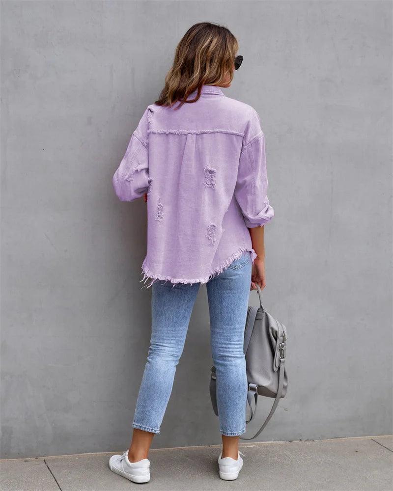 Jaqueta Feminina Casual Viñedo