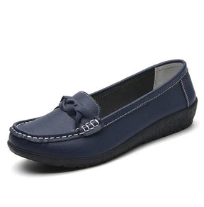 Mocassins Feminino em Couro Genuíno | Conforto e Estilo