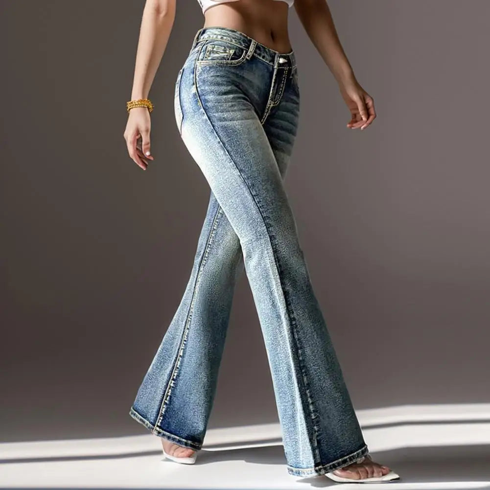 Calça Jeans Feminina Cintura Alta Gradiente