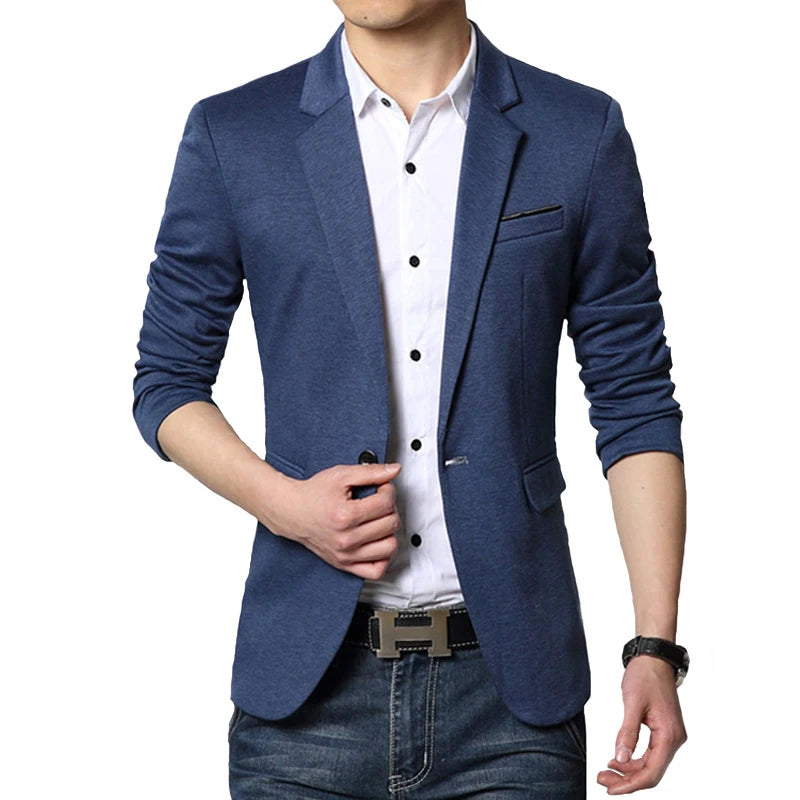 Blazer Masculino Slim Fit BROWON - Brinde (Um Cinto)