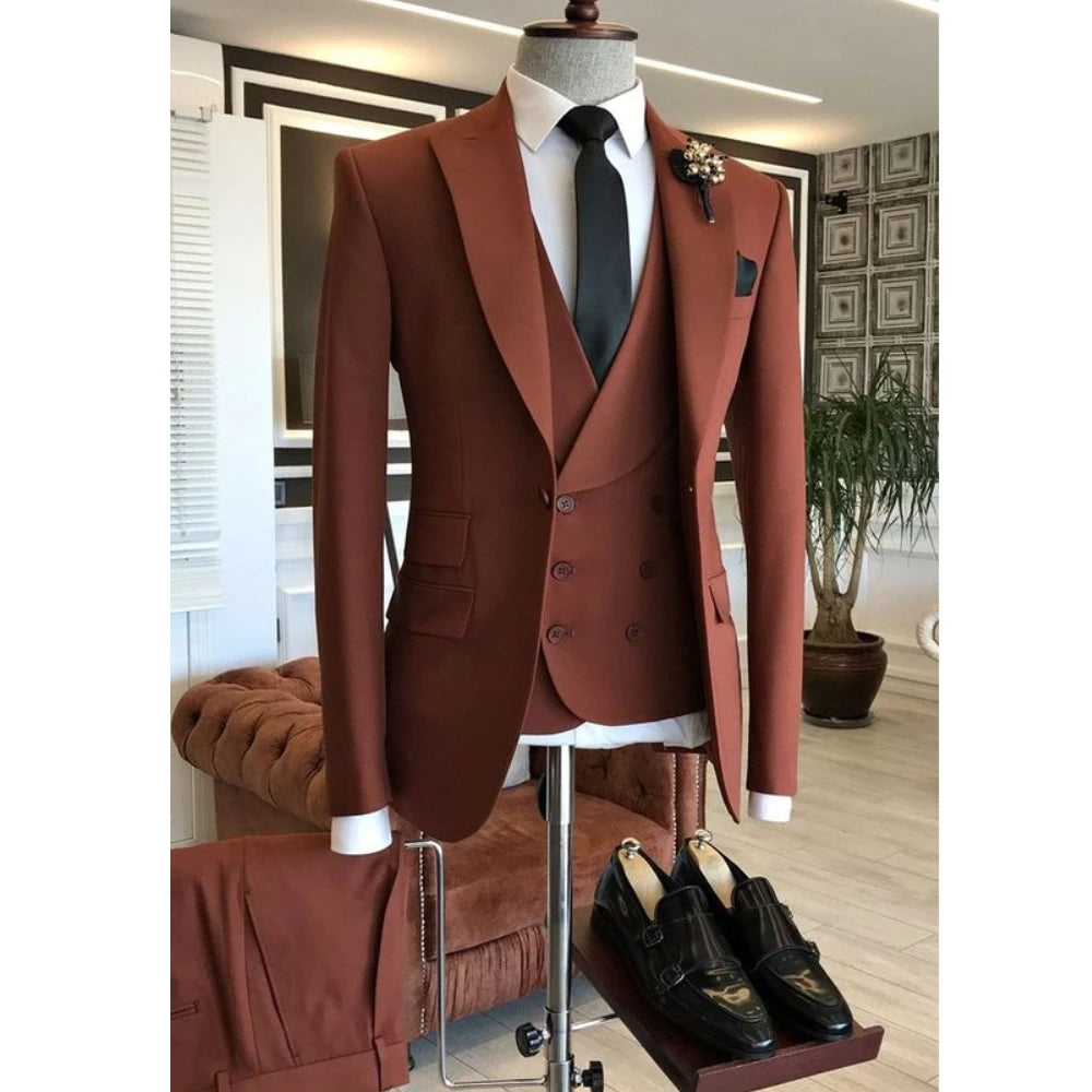 Terno Masculino de Luxo 3 Peças Ripon