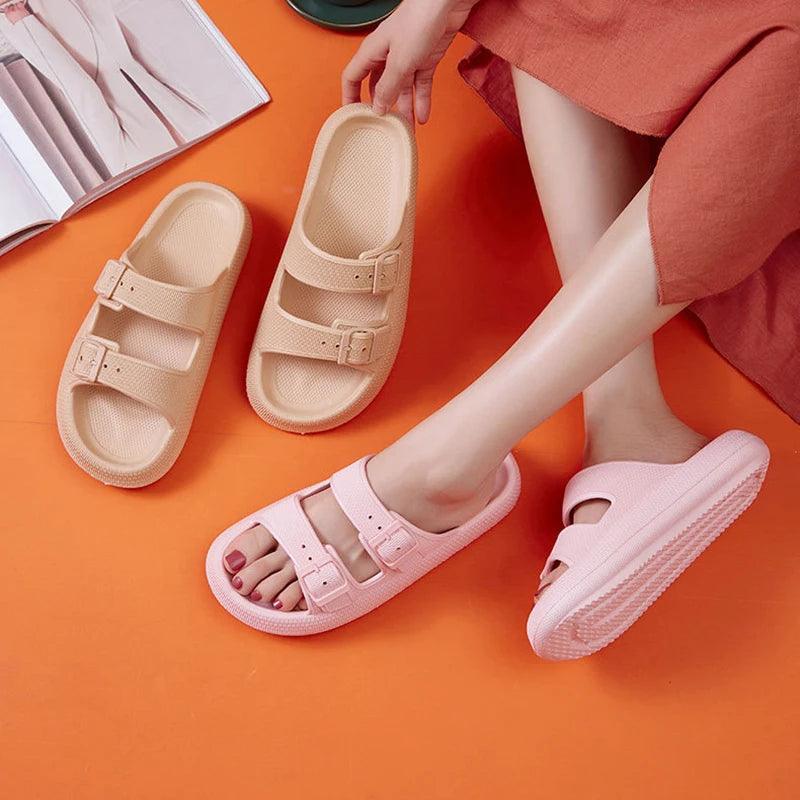 Chinelos Feminino Nuvem Plataforma Conforto