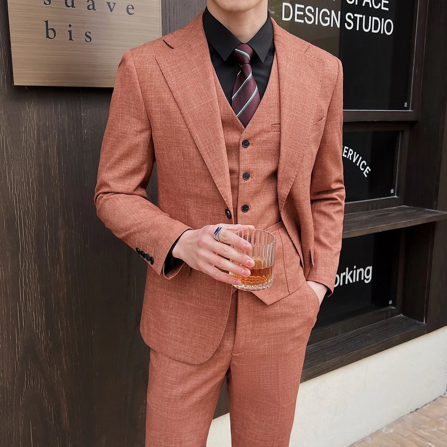 Terno Masculino 3 Peças Alfaiataria Social