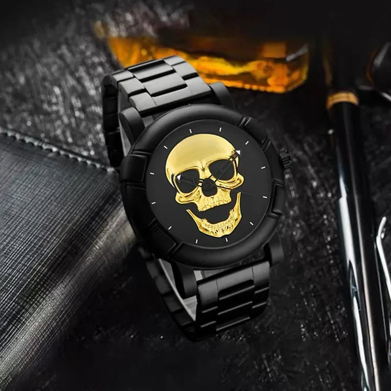 Relógio Masculino de Quartzo Halloween