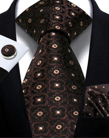 Gravata Masculina Paisley Jacquard | Elegância e Estilo