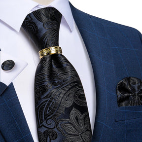 Gravata Masculina Floral 8cm – Elegante em Poliéster Premium