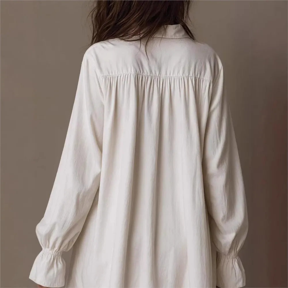 Vestido Feminino Mangas de Sino