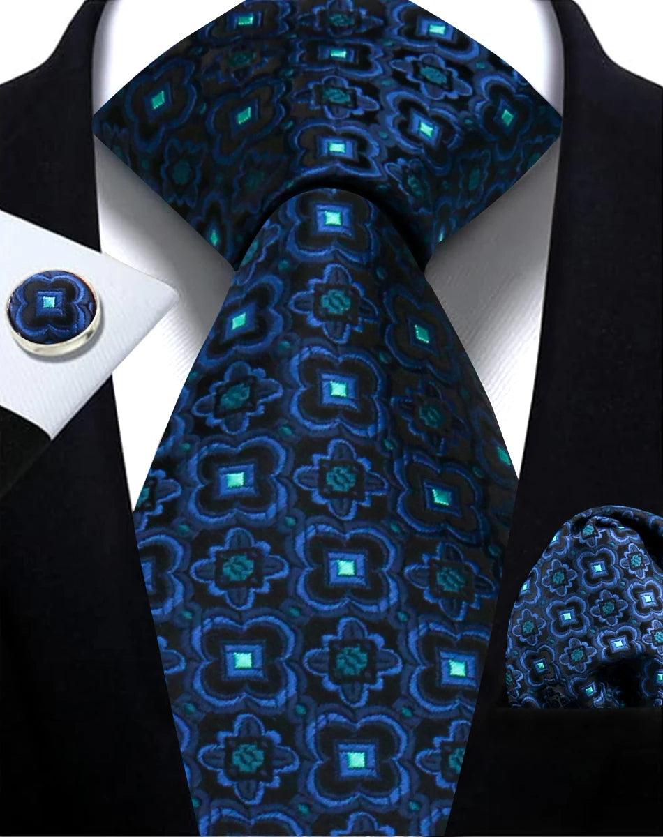 Gravata Masculina Paisley Jacquard | Elegância e Estilo