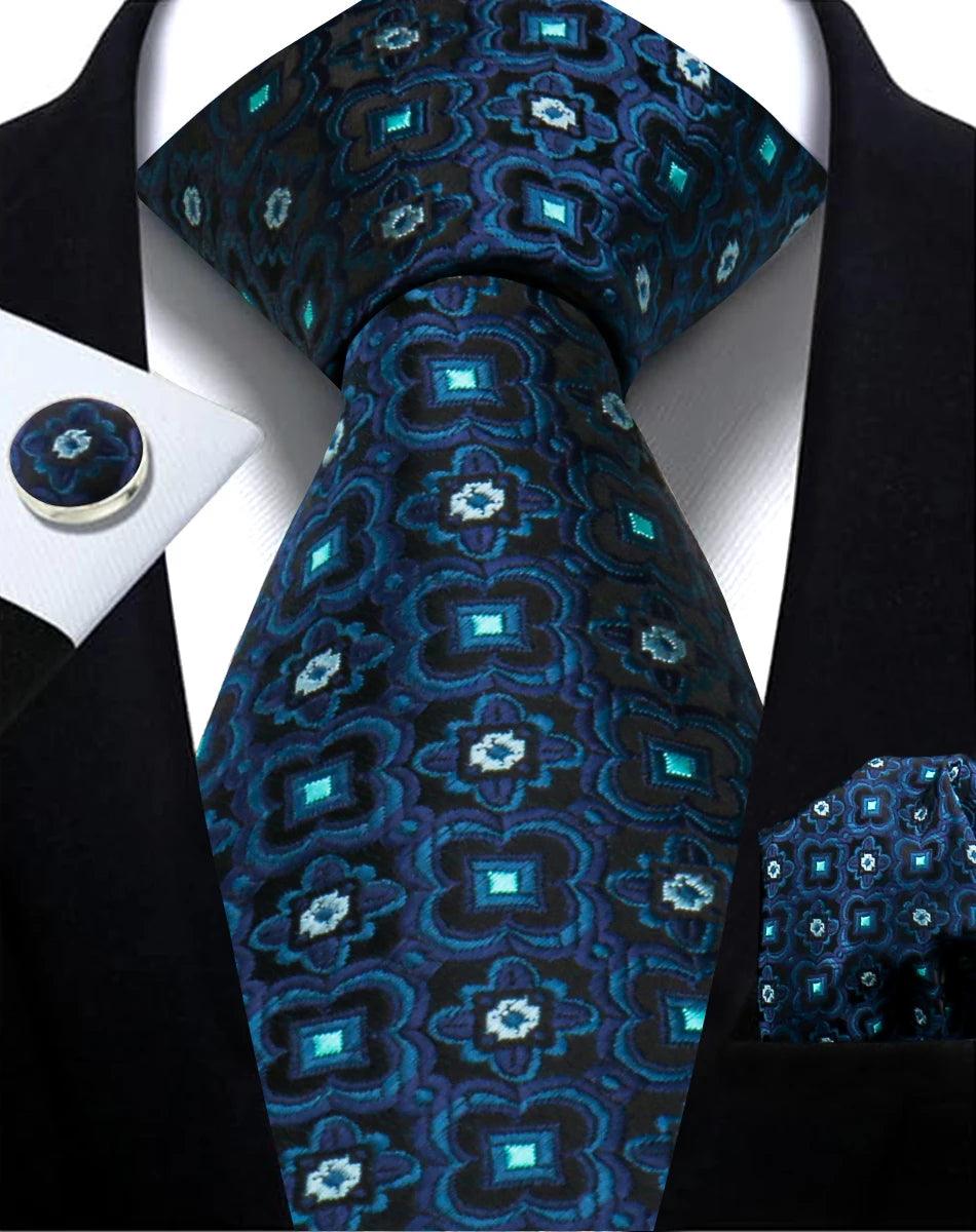 Gravata Masculina Paisley Jacquard | Elegância e Estilo
