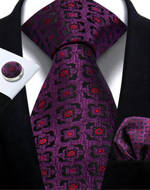 Gravata Masculina Paisley Jacquard | Elegância e Estilo