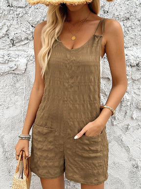 Macacão Feminino Casual com Bolsos - Verão 2025