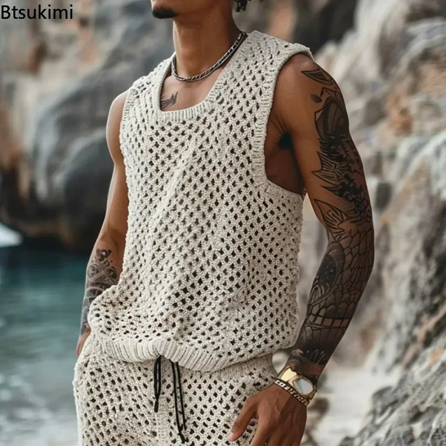 Conjunto Masculino Verão Malha Casual