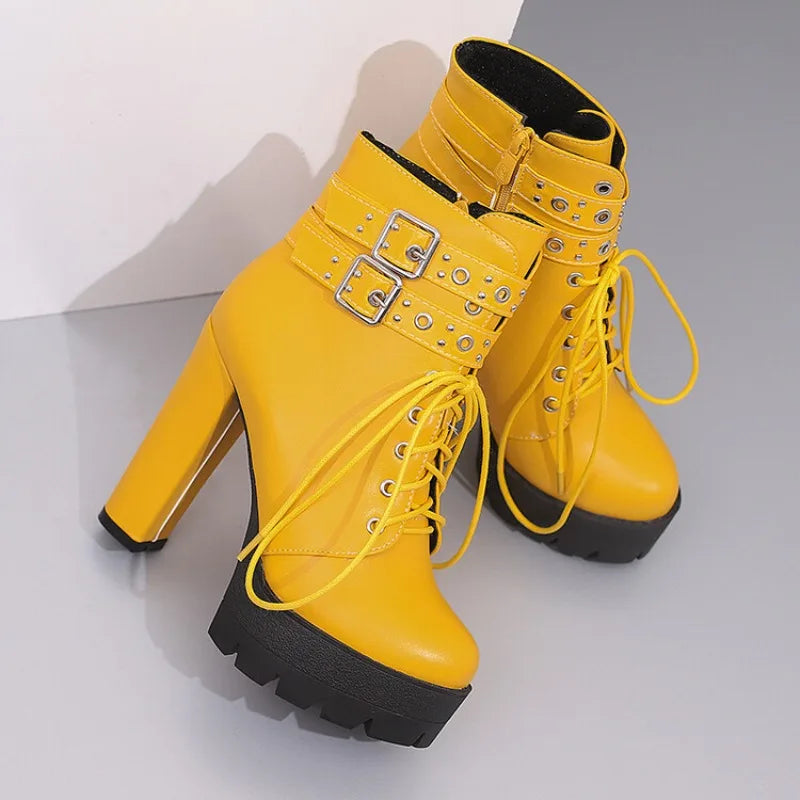 Bota Feminina Cano Curto Lemon