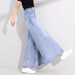 Calça Jeans Feminina Wide Leg