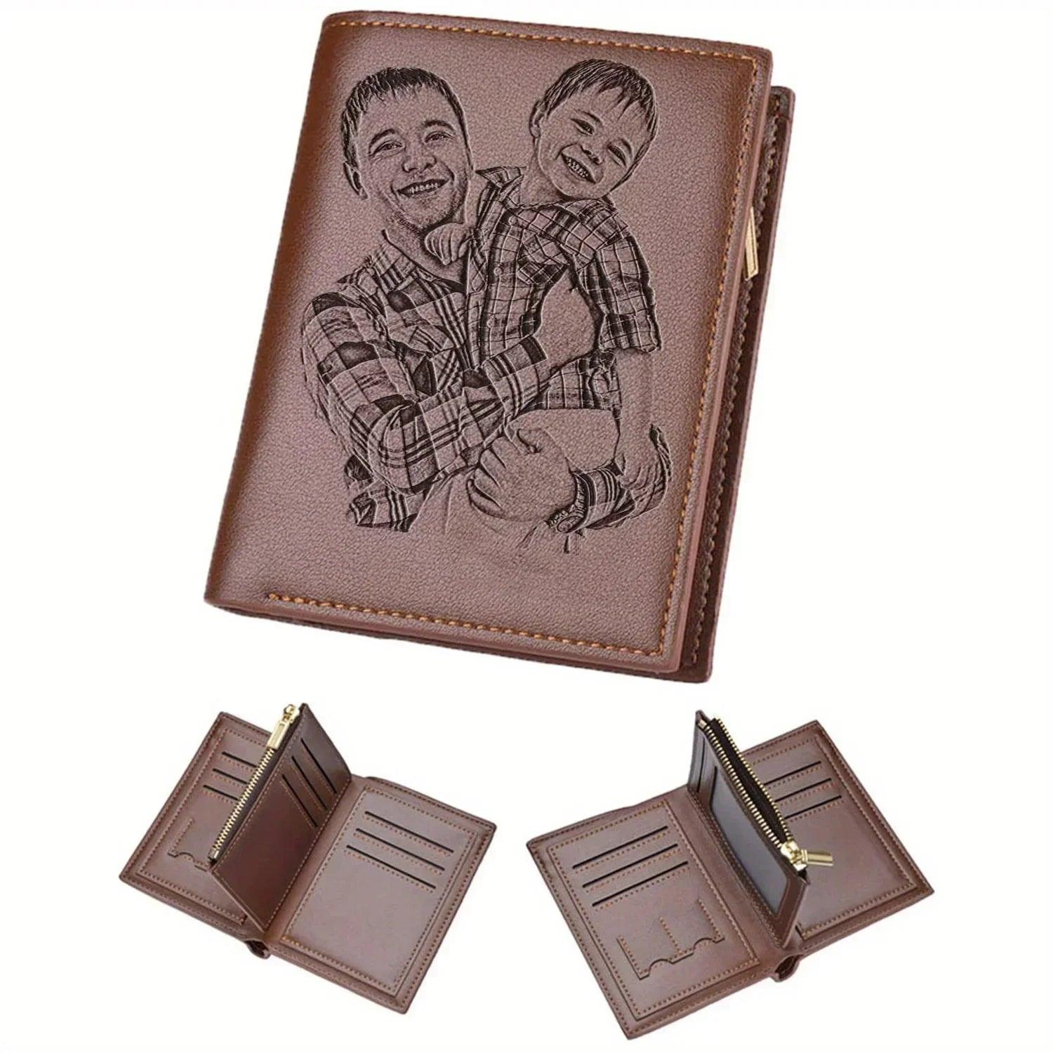 Carteira com Foto Personalizada Gravada – Presente Exclusivo