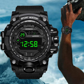 Relógio Digital Militar Masculino à Prova d'Água Y12