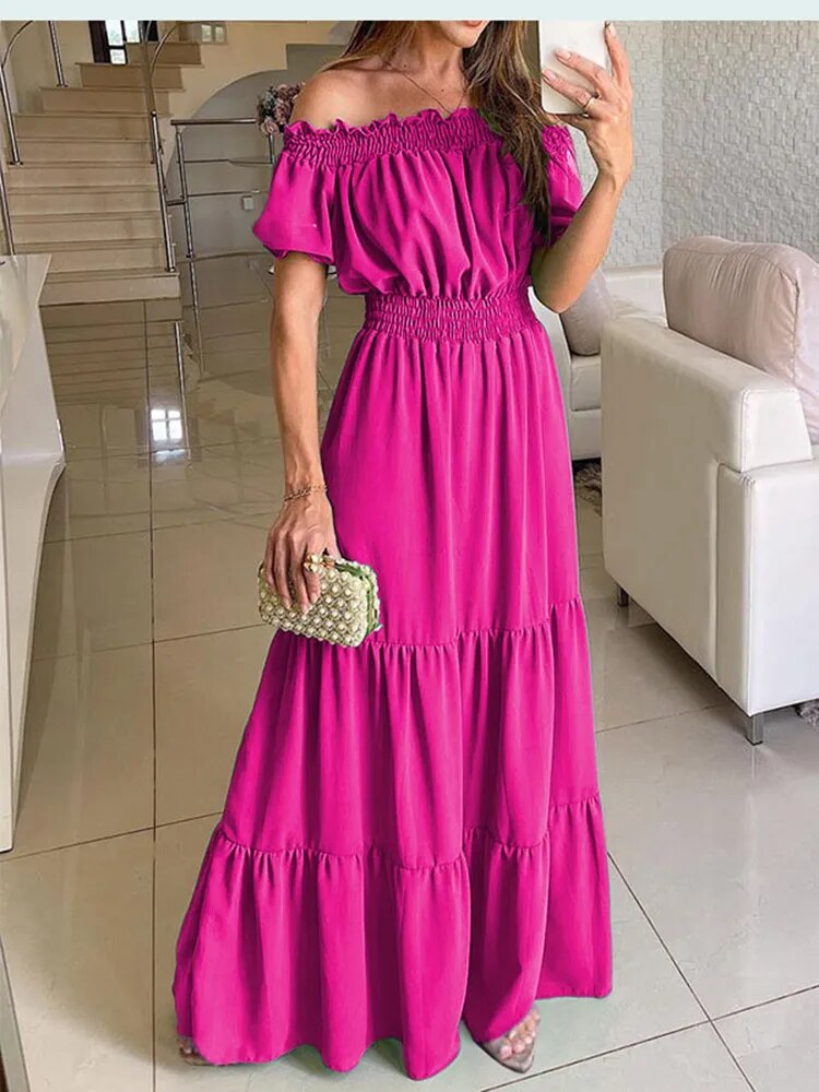 Vestido Longo Feminino Lauriete - Loja Bruna Modas