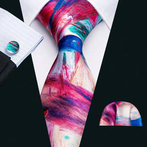 Gravata de Seda com Estampa Dourada Barry.Wang - Elegância Atemporal