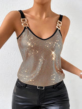 Camisa Regata Feminina com Lantejoulas