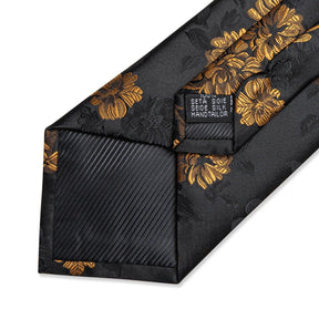 Gravata Masculina Floral 8cm – Elegante em Poliéster Premium