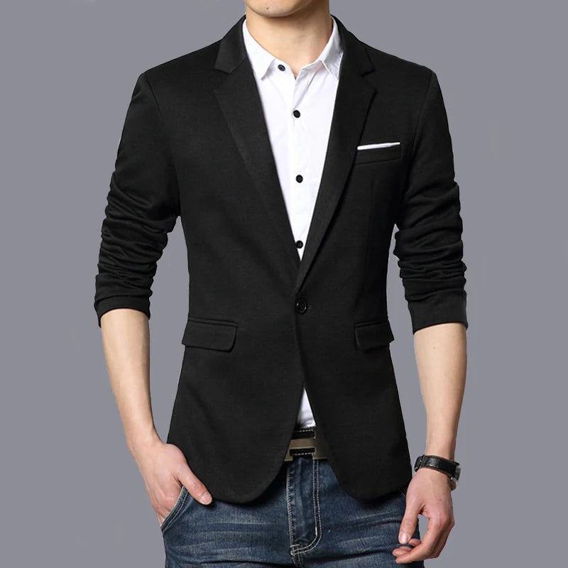 Blazer Masculino Slim Fit BROWON - Brinde (Um Cinto)