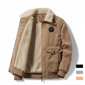 Jaqueta Masculina de Veludo Casual