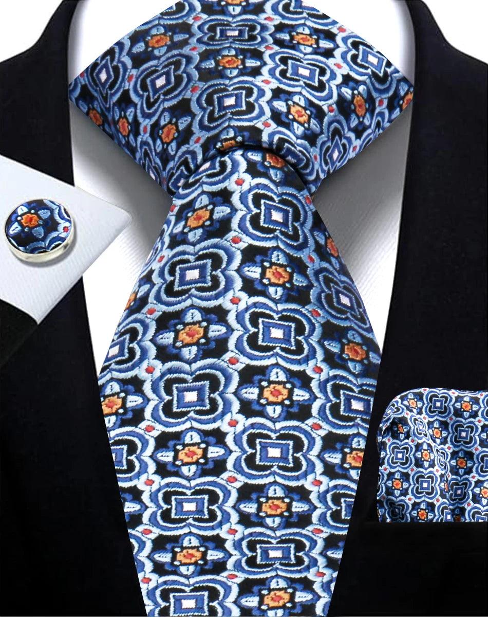 Gravata Masculina Paisley Jacquard | Elegância e Estilo