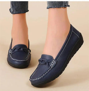 Mocassins Feminino em Couro Genuíno | Conforto e Estilo