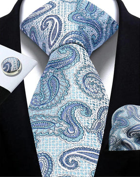 Gravata Masculina Paisley Jacquard | Elegância e Estilo