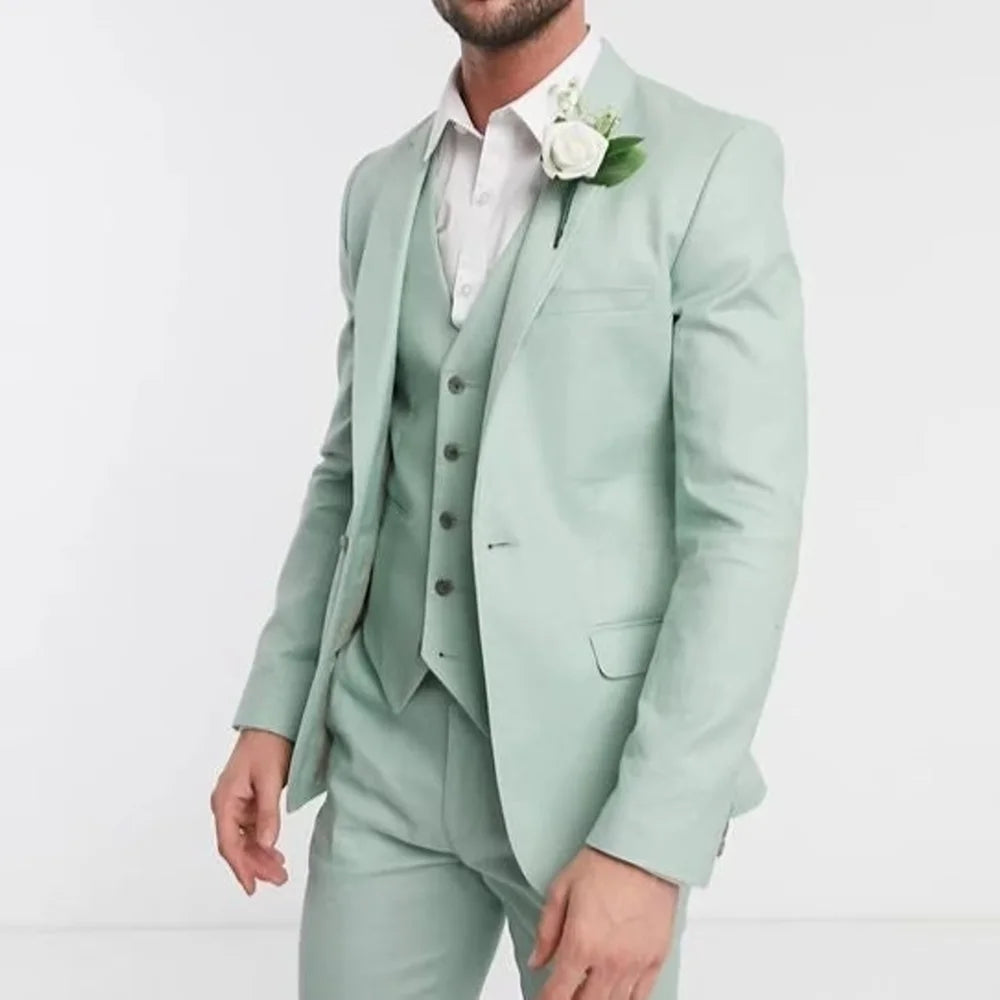 Terno Masculino Verde Menta