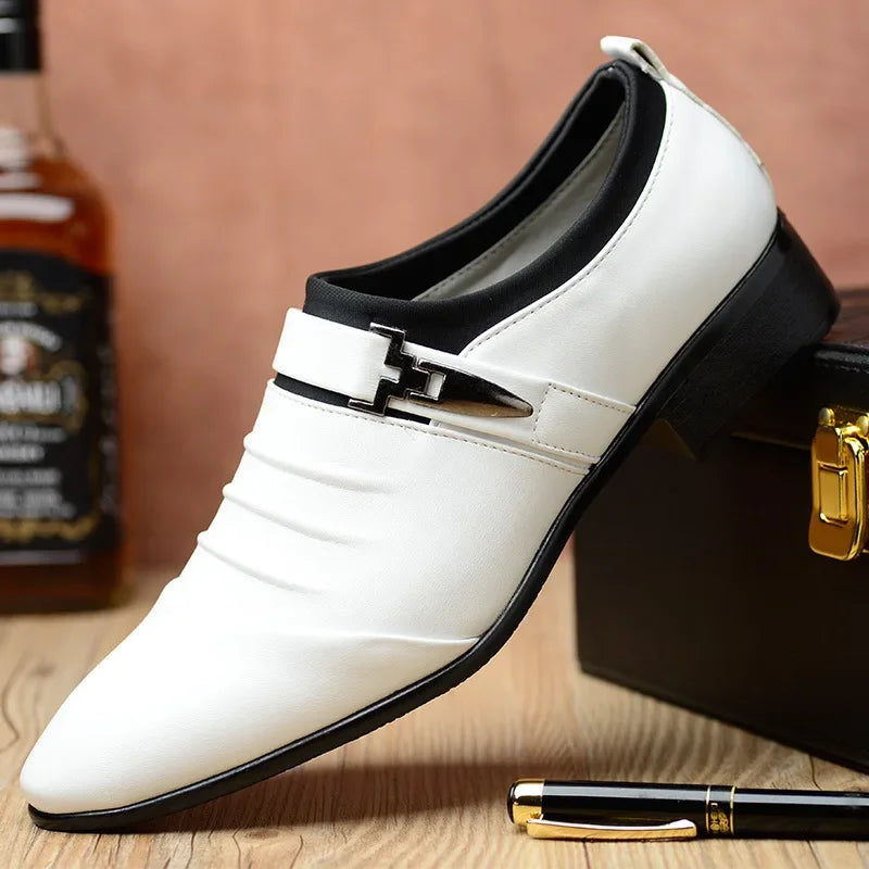 Sapato Social Masculino Oxford de Couro PU