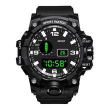 YIKAZE-Relógio desportivo militar preto masculino, relógios digitais, impermeável, contagem regressiva, data, LED, relógio de pulso eletrônico, relógio, Y12