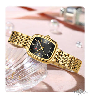 Relógio Curren Feminino Pulseira de Aço