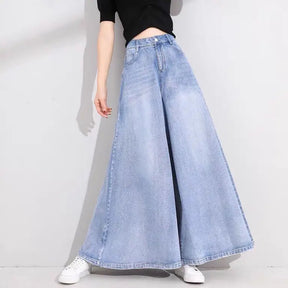 Calça Jeans Feminina Wide Leg