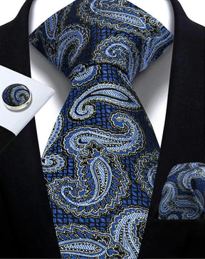 Gravata Masculina Paisley Jacquard | Elegância e Estilo