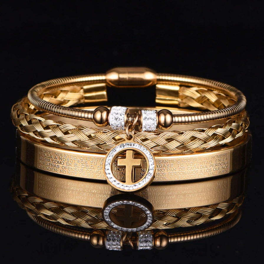 Pulseira Masculina de Luxo Faith